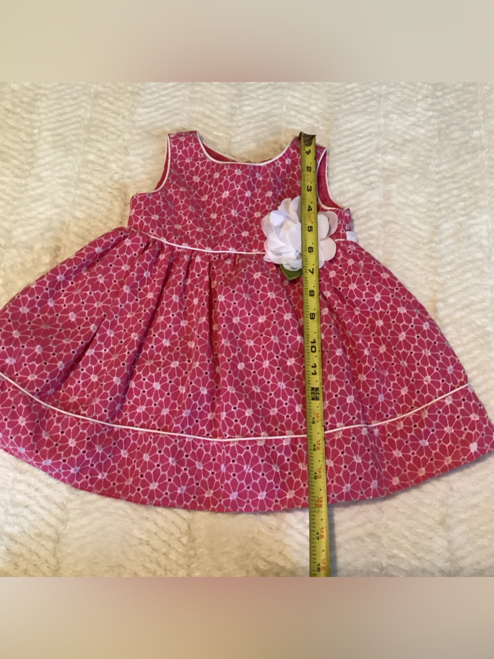 Sweet Heart Rose Baby Girls Floral 18 Months Pink Summer Style Dress